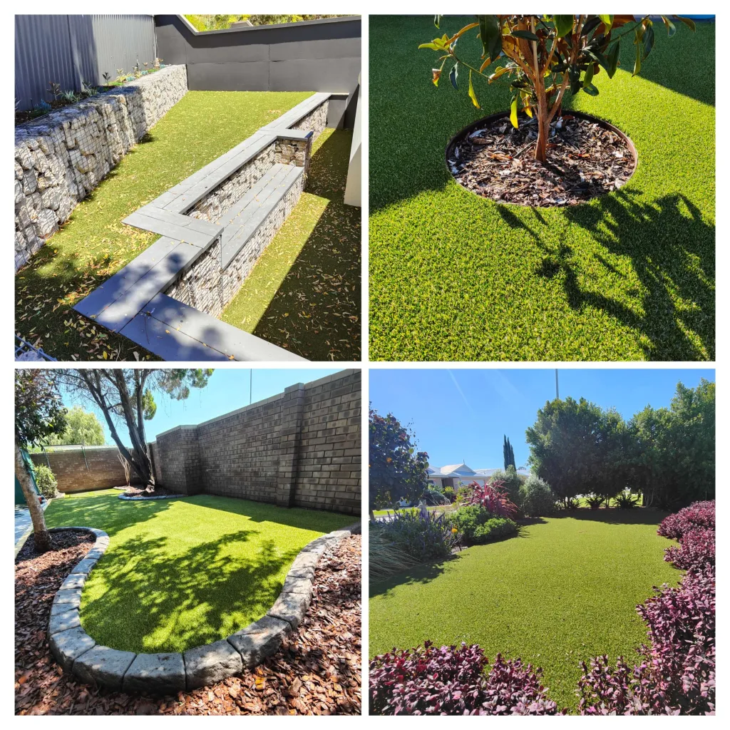 Artificial lawns installed in Perth backyards
